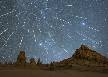 امشب آسمان میزبان اوج بارش‌های شهابی برساوشی است